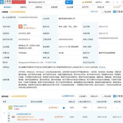 比亚迪在襄阳成立全资动力电池公司，布局新型膜材料制造